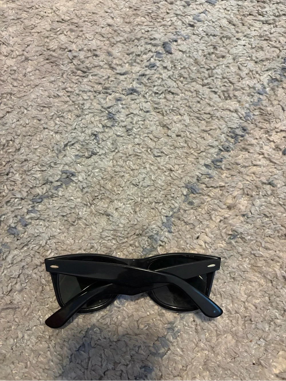 Vintage B&L Ray-Ban Wayfarer Sunglasses Black Ebony G-15 Glass Lens USA 5022 BL